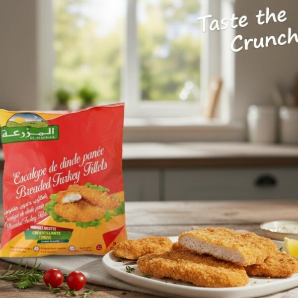 ESCALOPE DINDE PANE MAZRAA