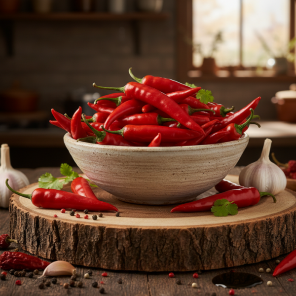 Piment de cayenne rouge